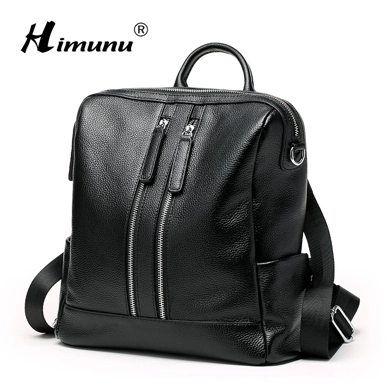 

Genuine Leather Backpack School Bags For Teenagers Girl's Travel Bag Designer High Quality Top COW LEATHER Backpacks