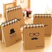 2 шт./лот Kawaii мультфильм усы серии бумажный блокнот для школы дети дневник, канцелярские товары Принадлежности(tt-4661