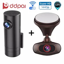DDPai M6 Plus and mini Dash Cam for Front & Rear Recording Wireless WIFI Car DVR Recorder GPS Car Camera