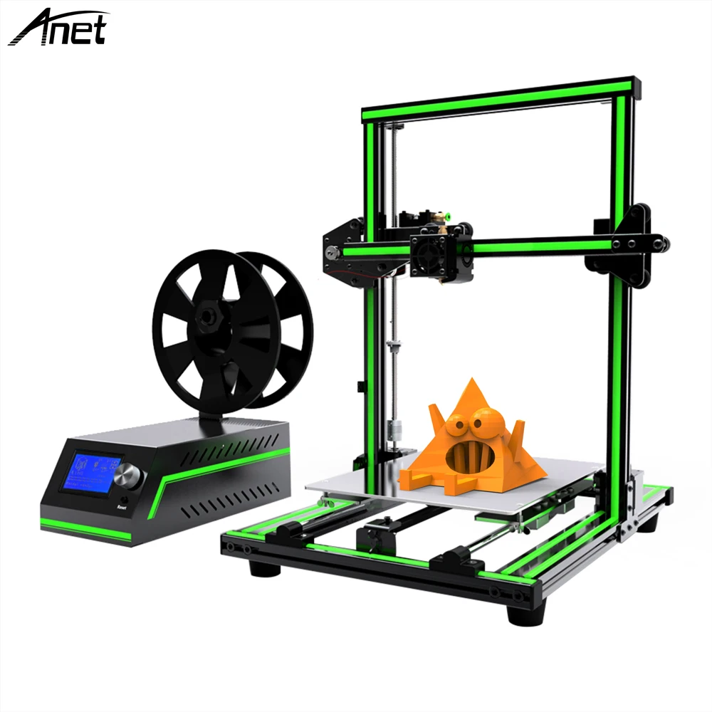 Anet E10 2018 новая модель 3d принтера супер Простая установка/8 Гб SD и пластик в