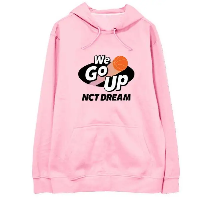  Nct dream new album go up same basketball printing pullover hoodies kpop unisex fashion fleece/thin