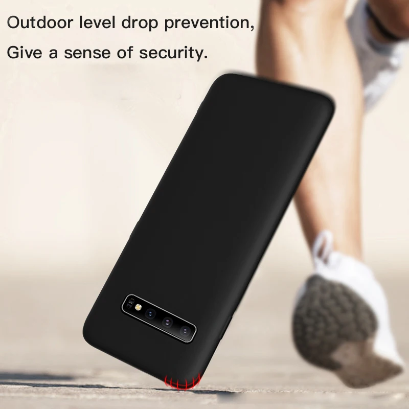 Ультратонкий силиконовый чехол для телефона Samsung Galaxy S10 e S9 S8 S7 Plus Note 10 9 8 M10 M20 M30 A40 A50