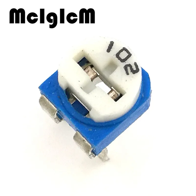 RM065 Potenciómetro Horizontal Trimpot Trimmer resistencia variable WH06 100R-2M RM065 Potenciómetro Horizontal Trimpot Trimmer resistencia variable WH06 100R-2M