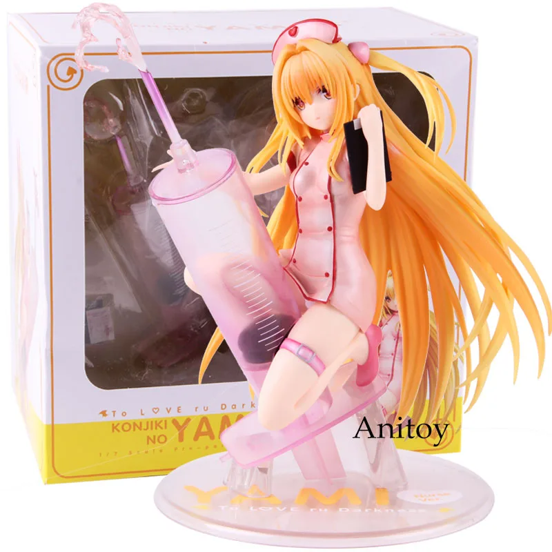 Аниме To Love Ru To Love Darkness фигурка Золотая тьма Konjiki No Yami Nurse Ver. 1/7 масштаб экшн Коллекционная модель игрушки