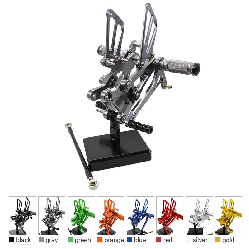 

For HONDA CBR600F CBR 600F 600 F F4I F2 F3 F4 2001 2002 2003 2004 Adjustable Motorcycle Rearsets Foot Rests Foot Pegs Rear Sets