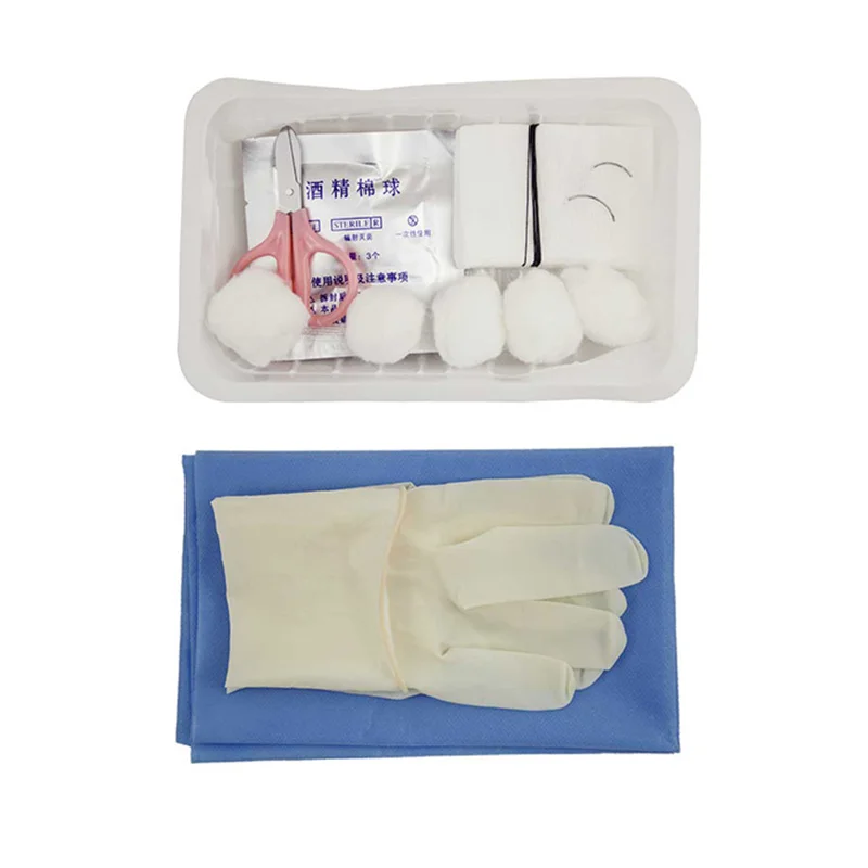 

Free shipping 1set/bag 2bag EO Sterilization disposable dressing change suture Kit