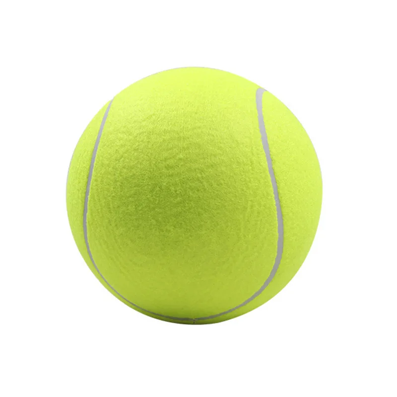 Pet bite toy 24CM Giant Tennis Ball For dogs Chew Toy Inflatable Tennis Ball Signature Mega Jumbo Pet Toy Ball Supplies D2.5