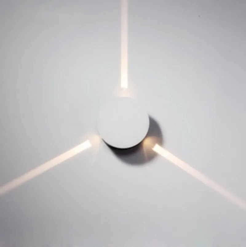 

3 Narrow Beam Led Wall Sconce Led Spot Light Circular shape Diameter 140*45mm Aluminum Industrial Indoor Wall Lamp WWL011