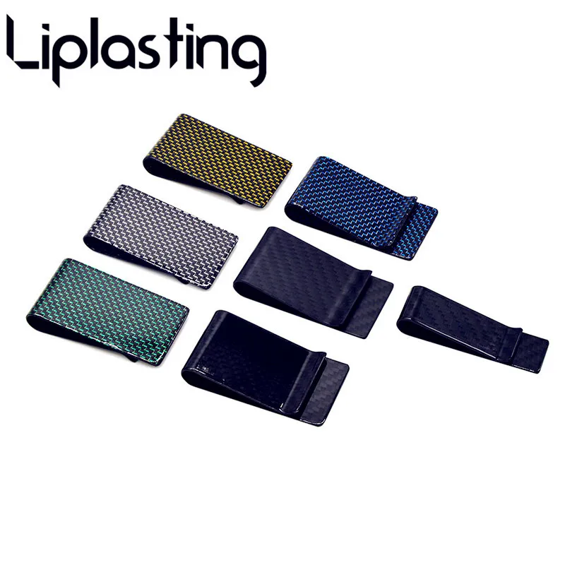 

Dropship 1pc Mini Portable Real Carbon Fiber Money Clip Holder Pocket Clamp Money Credit Bank Card Car Cash Wallet Holder Clamp