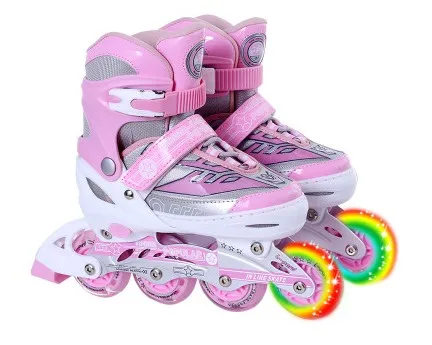 حار بيع! الشباب الأطفال الرجال والنساء في الهواء الطلق أحذية التزلج حذاء تزلج بعجلات الأسطوانة أحذية التزلج المبتدئين مستقيم زلاجات دوارة