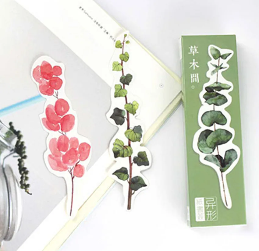 

New grass & trees paper Card Bookmark memo card 1 lot = 1 pack = 30 pcs