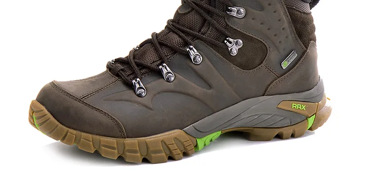 RAX водонепроницаемые альпинистские ботинки женские походные ботинки кожаные уличные ботинки для горных мероприятий водонепроницаемые носки подкладка