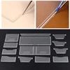 13PCS/Set Wallet Pattern Stencil Template Set Universal Short Clip Template Pattern Sewing Stencils DIY Set ► Photo 3/4