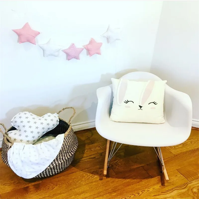 New ins Nordic star string ornaments children's room decoration crib bedroom wall with decoration