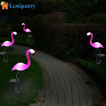 

Adeeing LED Solar Garden Light Simulated Flamingo Lawn Lamp Waterproof Solar Led Lights Outdoor For Garden Decoration Lighting