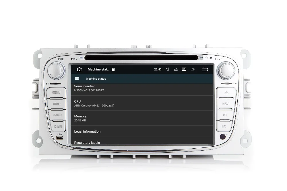 Perfect 7"HD 1024X600 Android 7.1 Car DVD GPS For Ford Mondeo C-max S max Galaxy Wifi 3G Bluetooth Radio RDS SD Free Map Camera+Car DVR 10