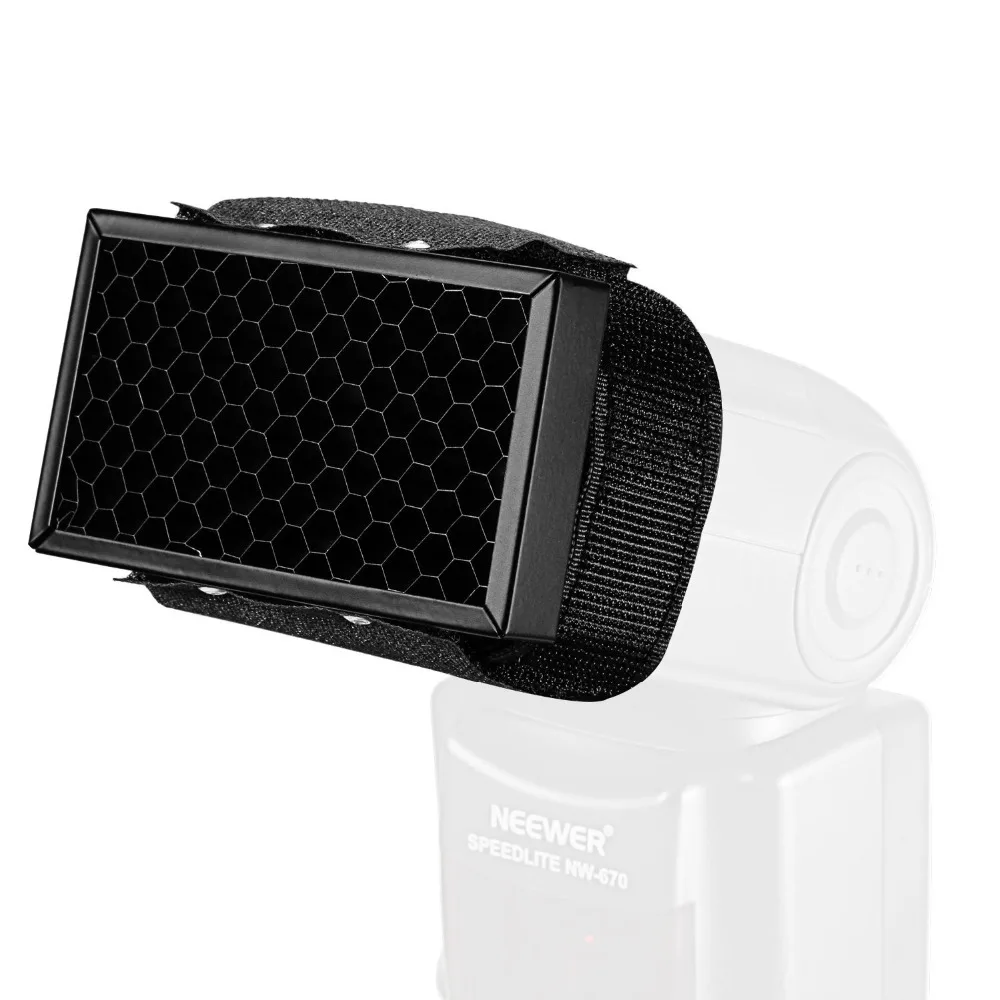 Kaliou Universal Cellular Network Honeycomb Cover Speed Grid for Flash External Camera Flash Diffuser Photo Studio Accessories