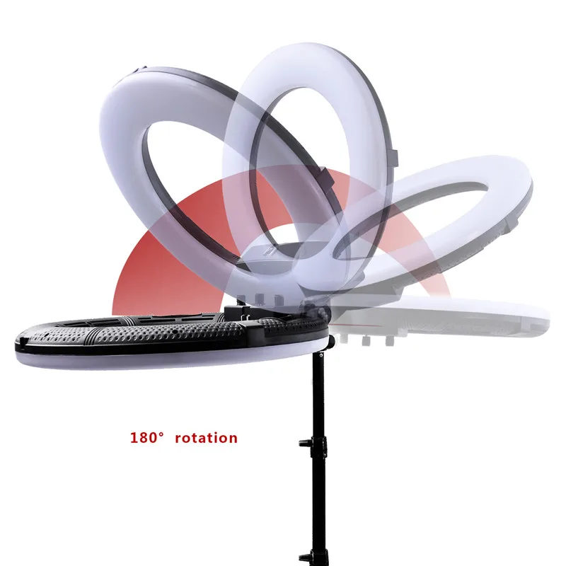  Yidoblo FC-480 Colorful 480 LED Photographic Lighting Dimmable 2800-10000k 96W Camera phone Ring li