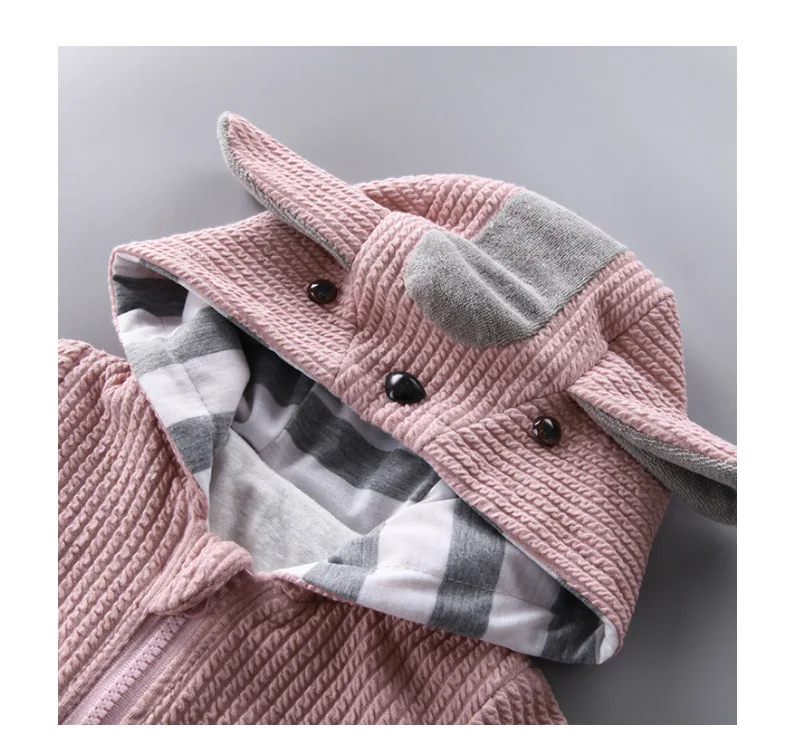 Spring Autumn Baby Girls Boys Rompers Cartoon Cute Outfits Hooded Jumpsuits Newborn Clothes Infant Clothing Bebe Menino Macacao