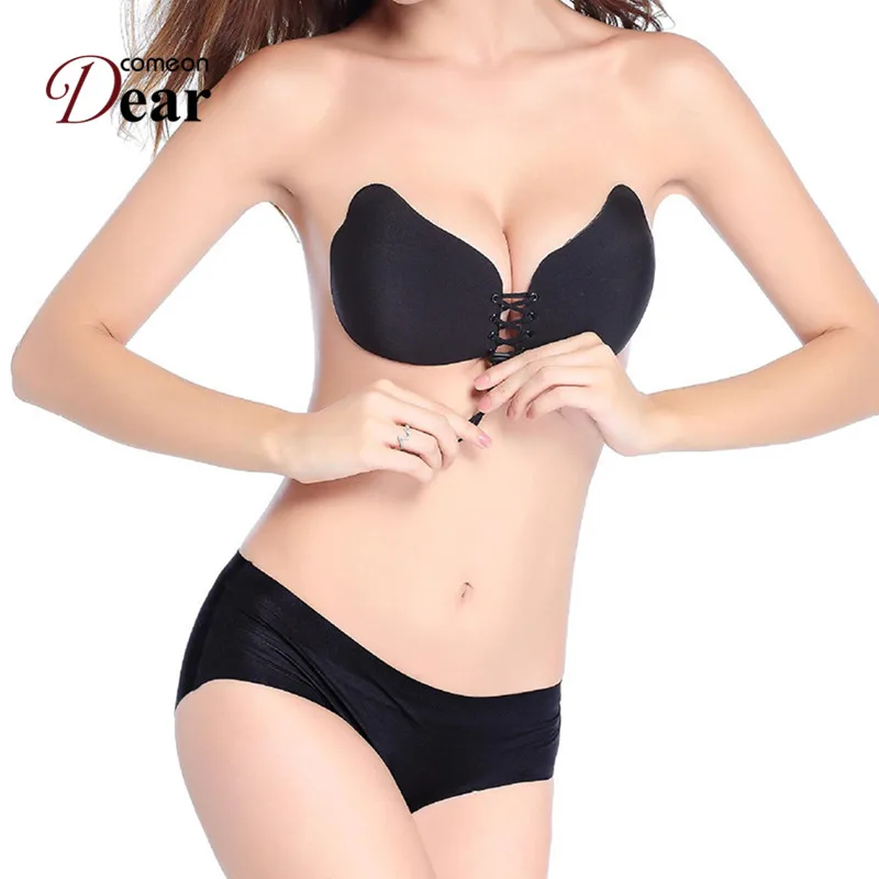 Buy Comeondear Soutient Invisible Push Up Seamless Strapless Backless