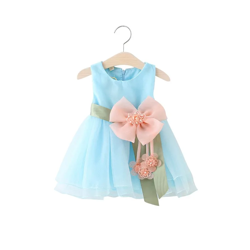 Платье для маленьких девочек; летние вечерние платья без рукавов с цветочным принтом для маленьких девочек; От 0 до 5 лет