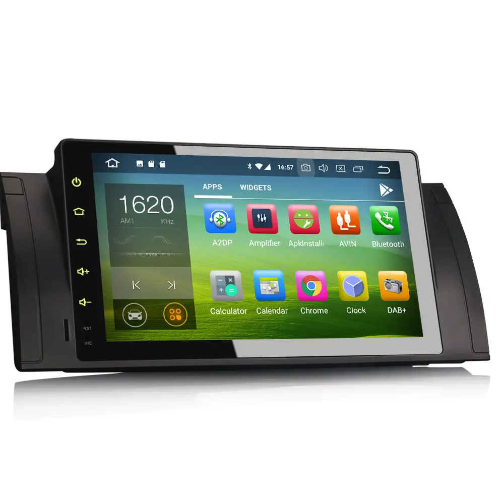Top 9" Android 9.0 Pie OS Car Navigation GPS Radio for BMW E39 M5 1999-2003 & E39 1995-2003 & E38 1994-2001 & BMW X5 E53 2000-2007 2