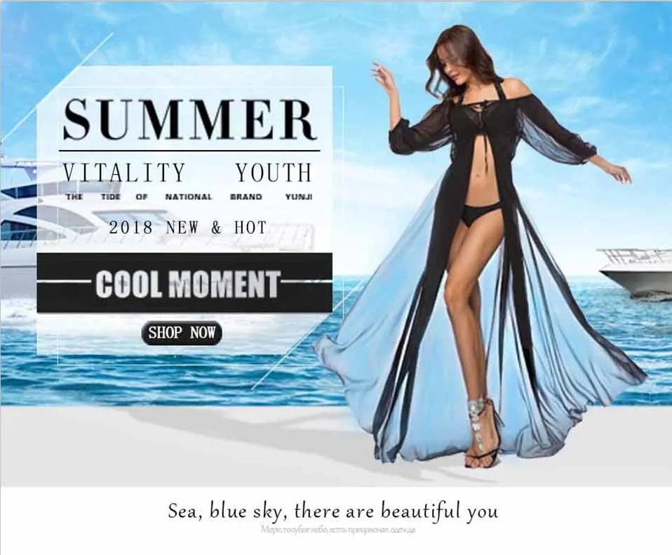 ACasual Sexy Beach Long Dress