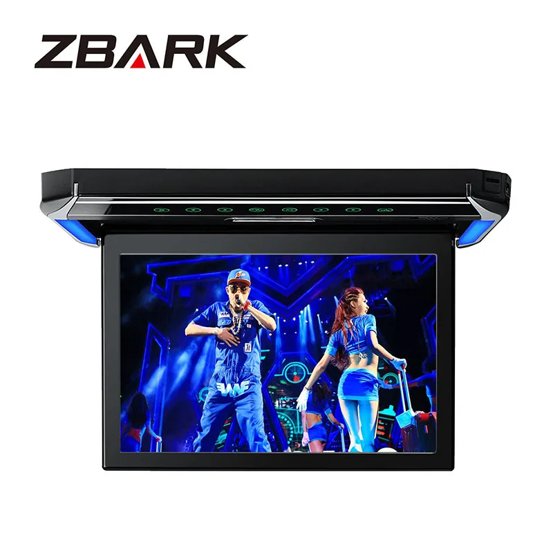 

12.1" High Resolution 1080P Video Digital TFT Monitor Wide Screen Ultra-thin Roof Mounted Monitor HDMI YHRF121M