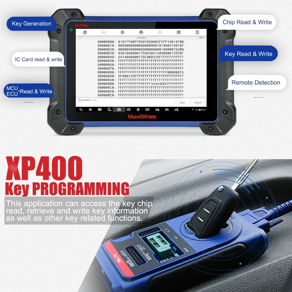 xp400 key programming