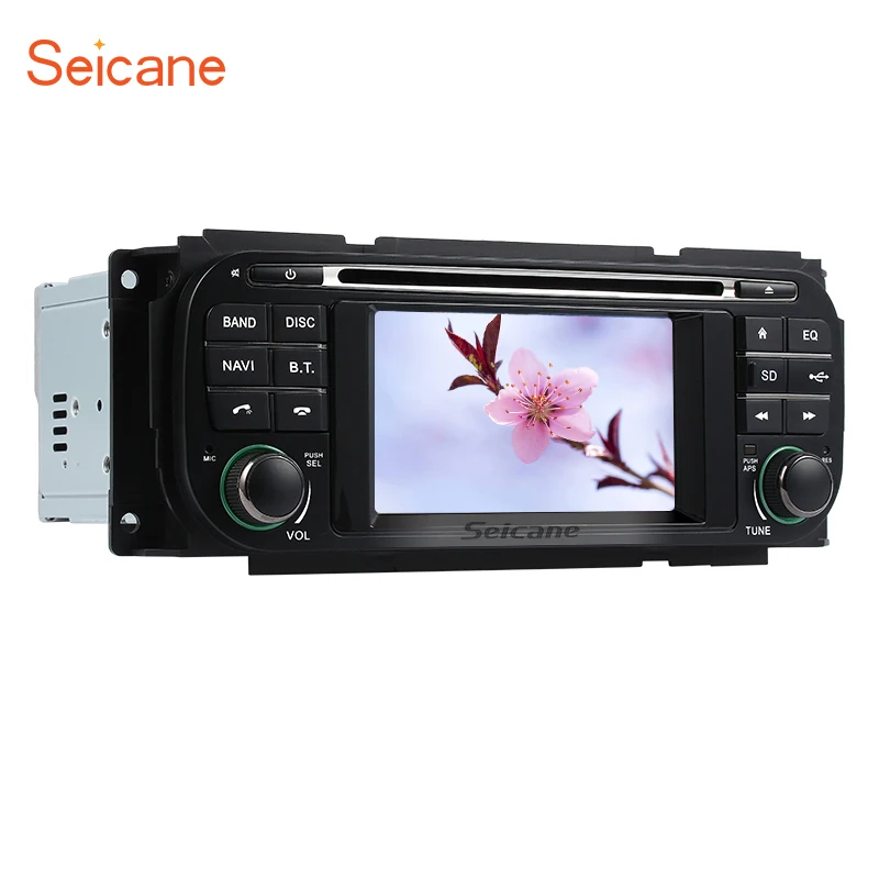 

Seicane 4.3" Car DVD Player for 1999-2004 Jeep Grand Cherokee GPS Navigation Bluetooth Support HD Digital TV Rearview camera