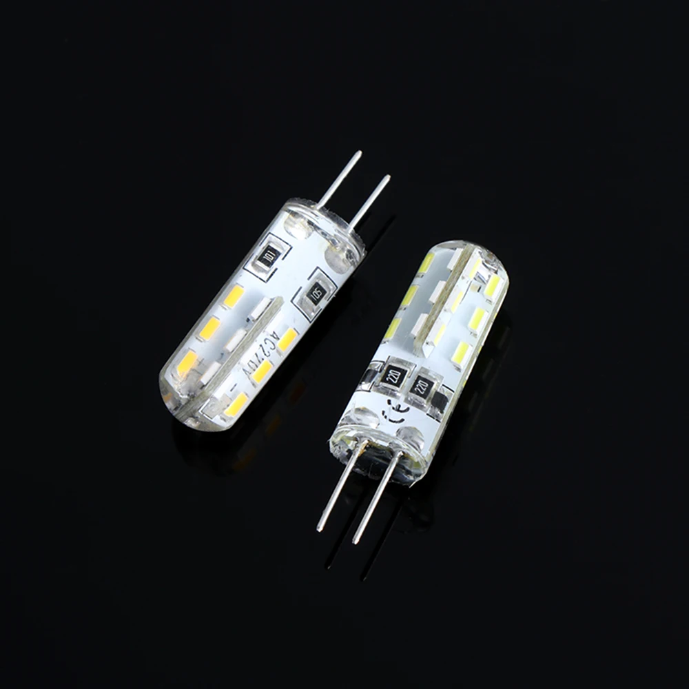 

Newest G4 1W 12V 24 Led Bulb 220V SMD 3014 Lamp 360 Degree Crystal Bulb Replace Halogen Light Dimmable