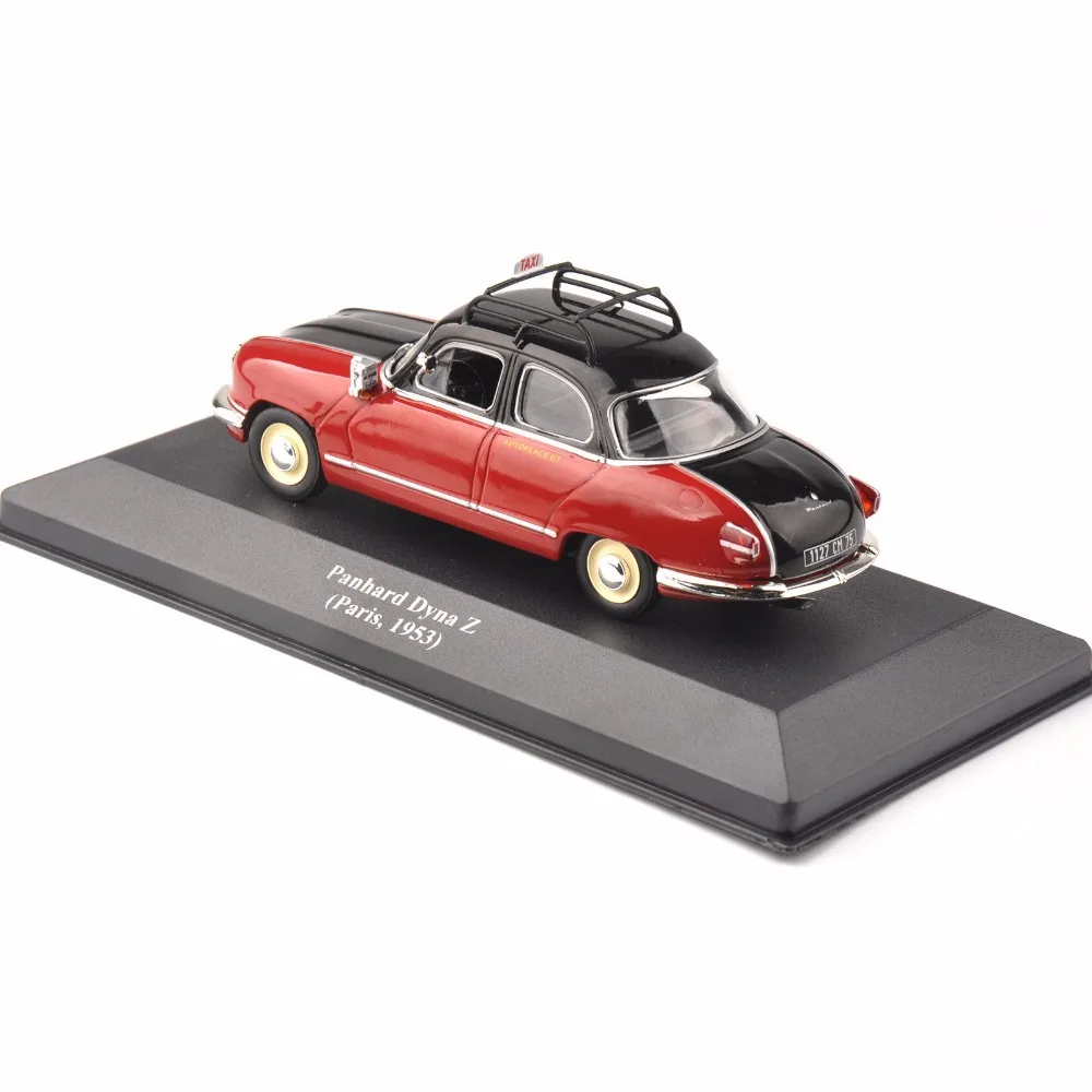 Дешевые Коллекционные детские игрушки 1:43 красный IXO Panhard Dyna Z Париж 1953 классический такси литой автомобиль модель подарок игрушки для детей подарок