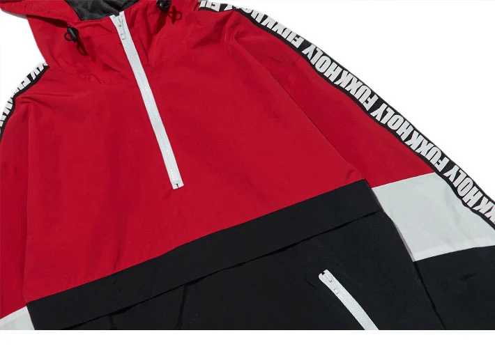Zogaa куртки для мужчин лоскутное цвет пуловер с капюшоном куртка спортивный костюм на молнии модные пальто хип хоп мужской уличная Осенняя
