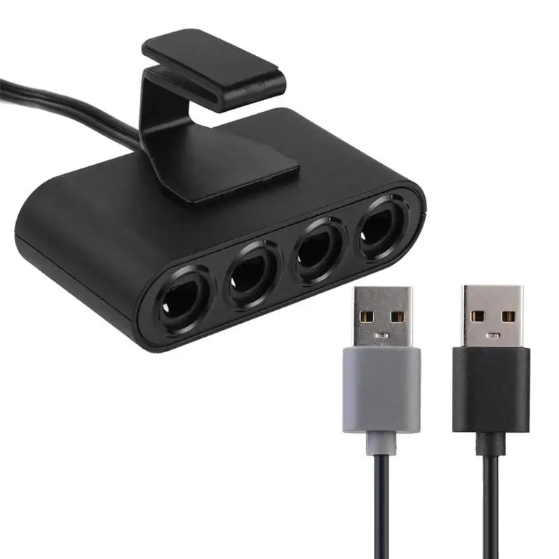 4 порта GC контроллеры USB адаптер, пригодный для Nintendo Switch Wiiu/PC консоли