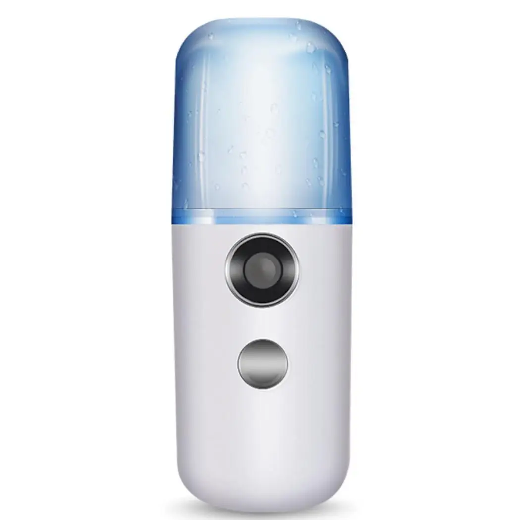 

30ml Mini USB Nano Mist Sprayer Portable Handheld Facial Nebulizer Facial Steamer Humidifier Moisturizing Face Spray Hydrator