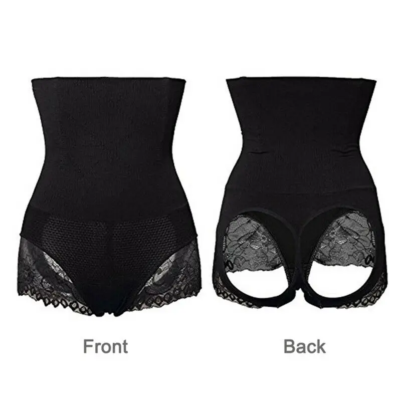 Women's High-Waist Briefs Underwear Shapewear Panty Control Slim Tummy Shaper Boyshort