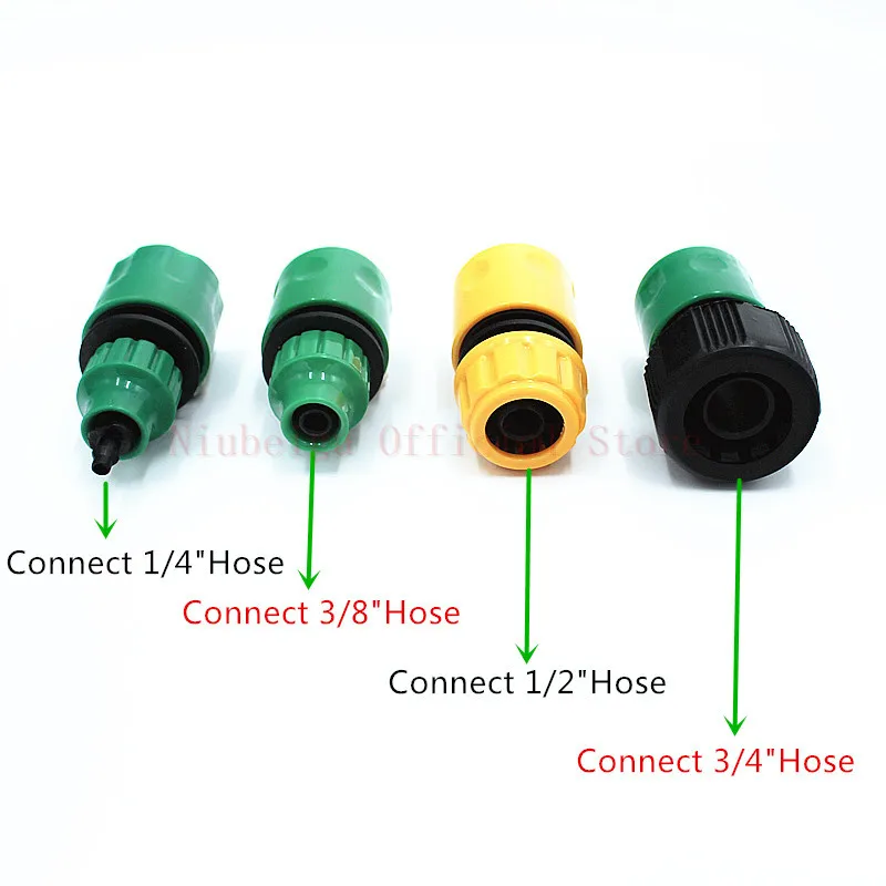 5 шт. 1/" 3/8" 1/" Садовый водный с быстроразъемной муфтой шланг быстрые разъемы садовые трубные соединители домашний полив Трубная арматура