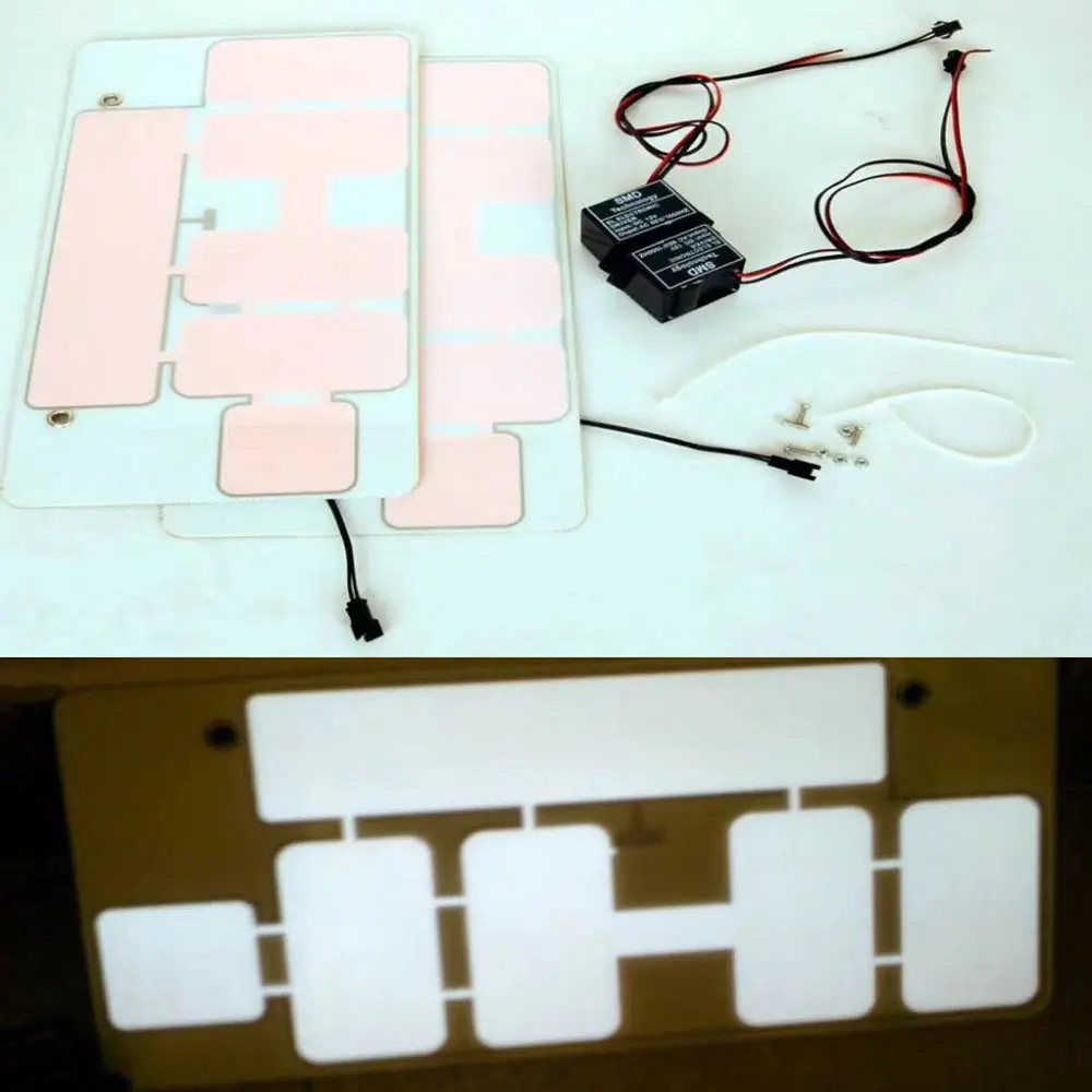 308x152 мм EL Подсветка электролюминесценции Подсветка el света автомобиля стикер с DC12V инвертор