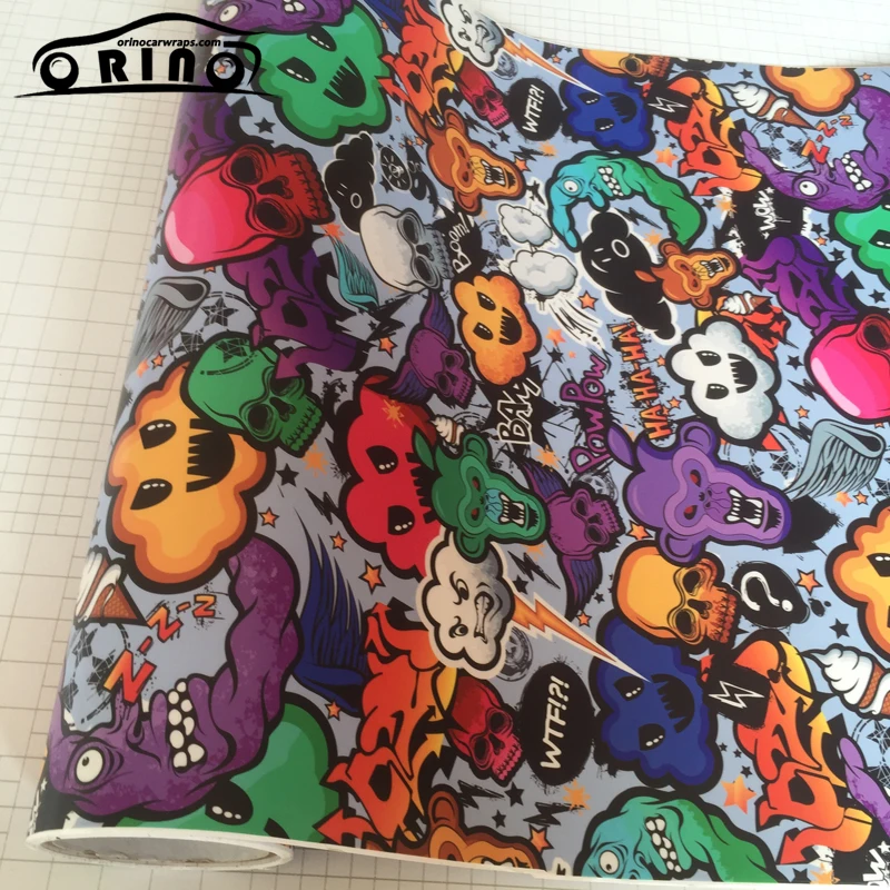 Sticker Bomb Vinyl Wrap Film-6