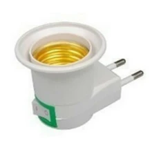 220 В винт рот ночник может наклона ЕС держатель лампы с выключателем Круглый ног стене Тип мобильных лампы Shadestilting держатель Лампы