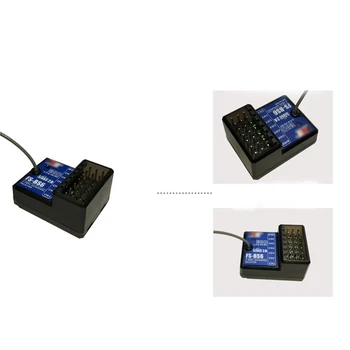 

For Flysky FS-BS6 6CH Receiver Fail-Safe Auto-FM Digital System FS-GT5 FS-IT4S Transmitter FS-BS6 Receiver RC Car Boat Accessory