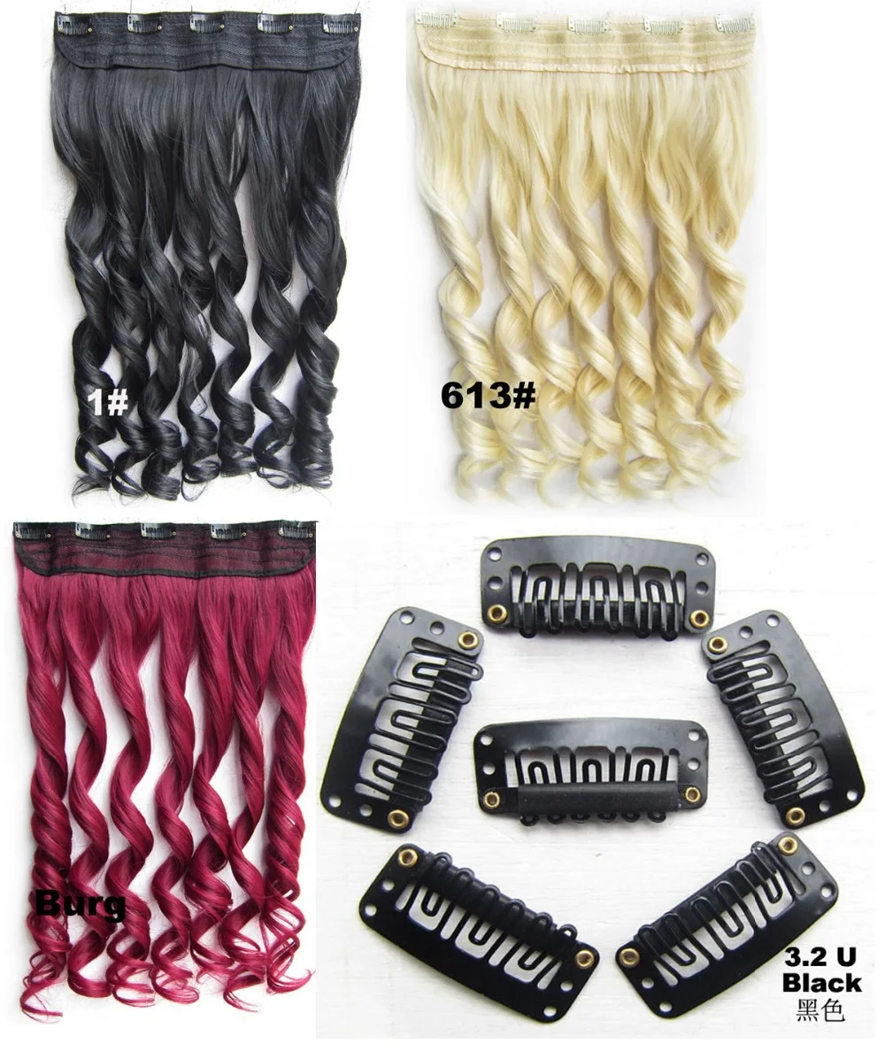 10bag/lot Hair extension clip Metal clip wig clip for hair extension