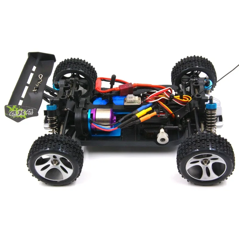 RC WLtoys 1/18 A949 A959 A969 A979 RTR бесщеточный улучшенный двигатель quicrun 30A ESC emax ES3004 servo metal