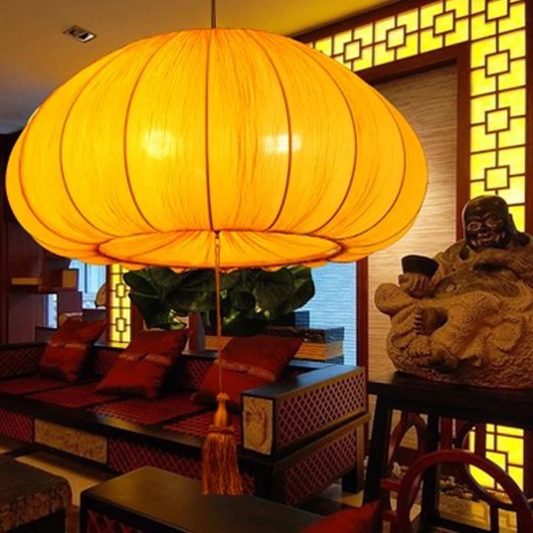 

wholesale newest hotselling chinese style fabrics dropping lamp muticolor retro handicraft lantern hanging light highquality