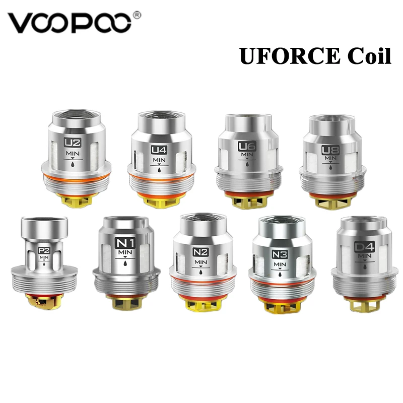 Набор для вейпа VOOPOO Uforce U2 U4 U6 U8 N1 N2 N3 P2 D4 5 шт./лот | Электроника