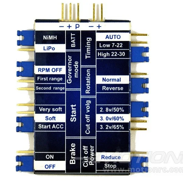 Contrôleur De Vitesse ZTW 110A 2-6S – ESC Programmable – Brushless