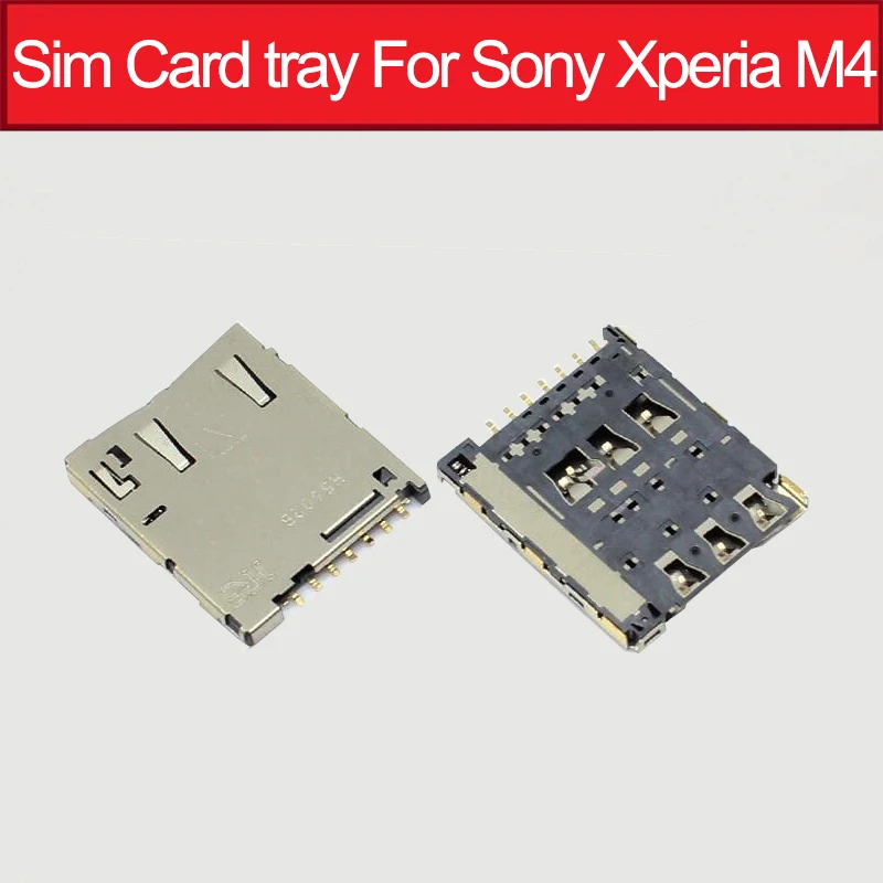 Sony Xperia M4 Aqua Sim Karte Einsetzen NWT Genuine Sim Card tray For Sony Xperia M4 Aqua E2303 E2306 E2353
