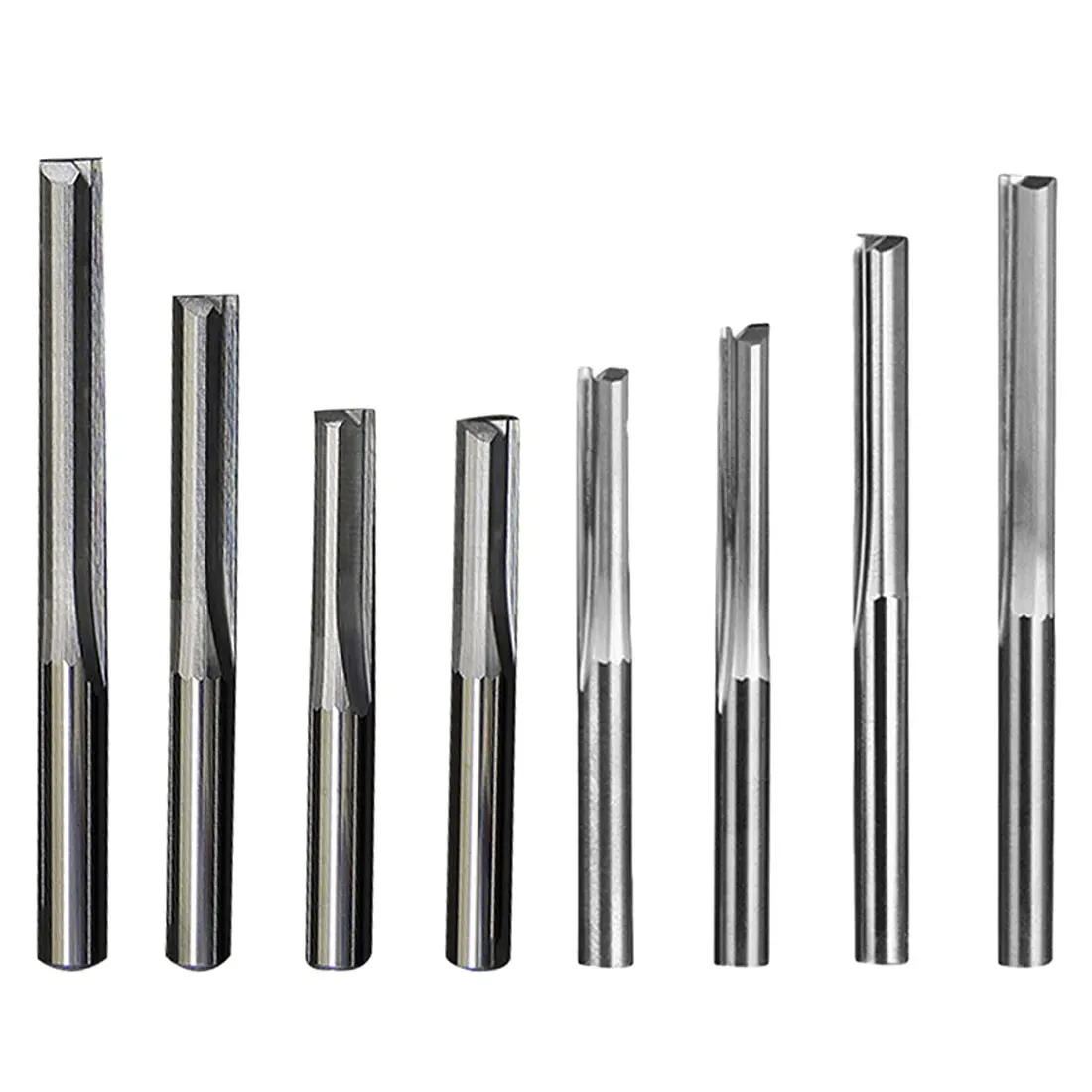 

2 Flute Milling Cutter Tungsten Carbide 4/6mm Straight Shank End Mill CNC Durable Router Bits for Engraving Cutting