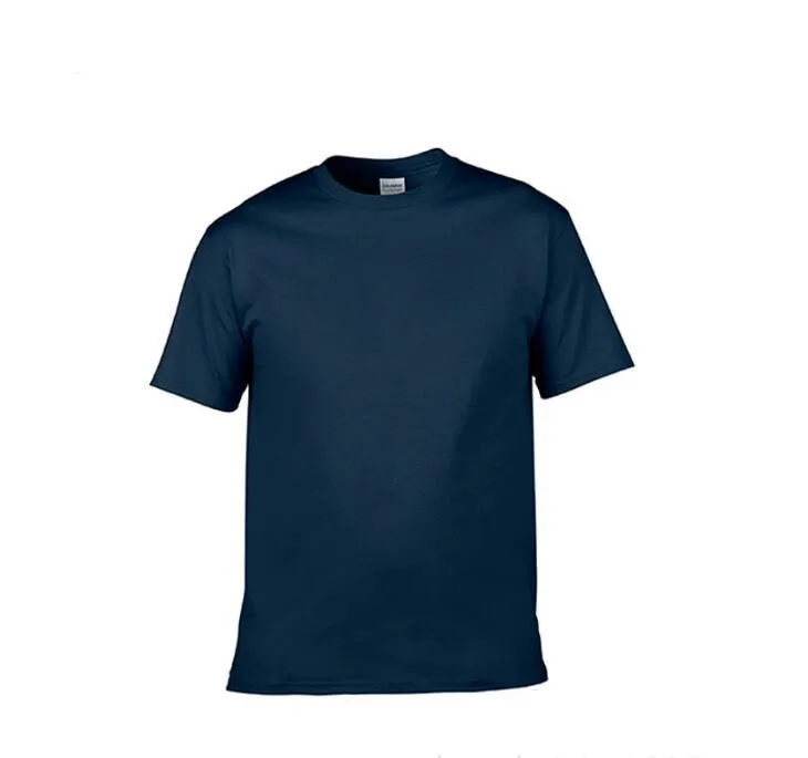 Мужские и женские футболки «сделай сам» с индивидуальным логотипом, ваш собственный дизайн, футболки на заказ, футболки с текстовым фото-принтом для команды, рекламная одежда, футболки - Цвет: Тёмно-синий