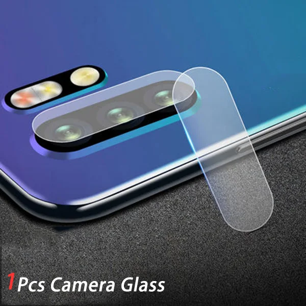 Защитное стекло для камеры huawei P20 Pro P30 Lite для Honor 20 20i, закаленное стекло и металлическая задняя камера, защитный кольцевой чехол - Цвет: 1pcs Lens Glass